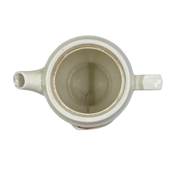 Porcelier Vitreous Teapot Raised Hearth Artwork Complete Tiered Tea Kettle - Picture 11 of 12